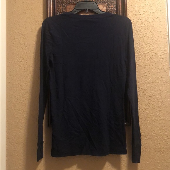 NWT Vintage Hollister California Navy Blue Long Sleeve Top. Large. Iconic Logo - Picture 10 of 11